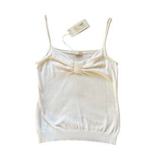Valentino SS 2005 Vintage White Cotton Tank NWT